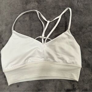 ALO Yoga White Sports Bra